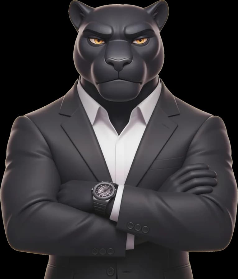 QORA, the panther who fronts the title.
